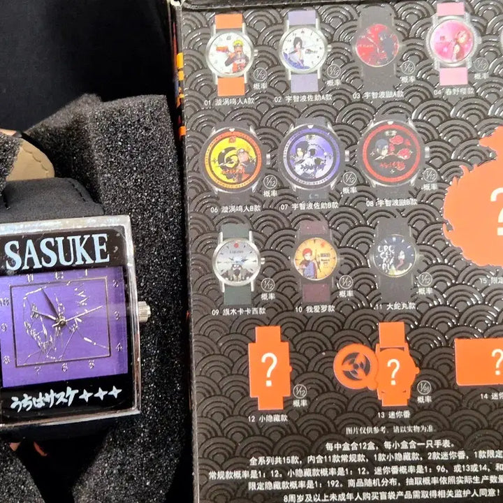 [BUNJANG] Naruto Sasuke Secret Wristwatch / (새상품) 나루토 사스케 시크릿 나루토 손목시계