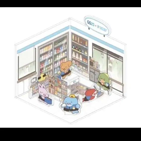 [BUNJANG] Latte Sleep Diorama (Sealed) / 잠뜰 gs25 디오라마 미개봉