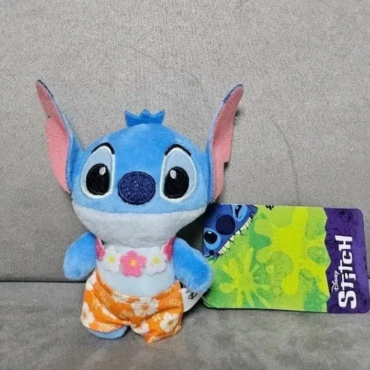 [BUNJANG] Disney Stitch Hawaiian Keyring Plush / 정품 디즈니 스티치 하와이안 키링 인형