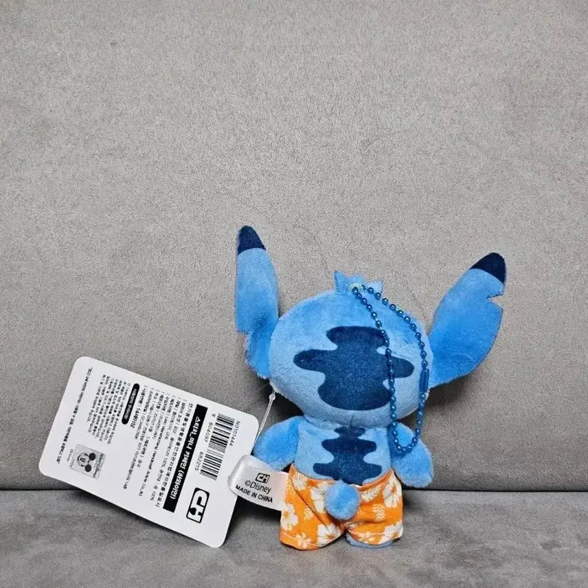 [BUNJANG] Disney Stitch Hawaiian Keyring Plush / 정품 디즈니 스티치 하와이안 키링 인형