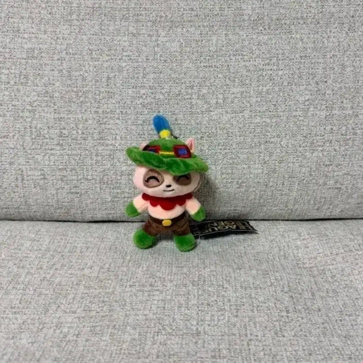 [BUNJANG] League of Legends Teemo Bag Charm Keychain Doll / 정품 리그오브레전드 티모 가방고리 키링인형