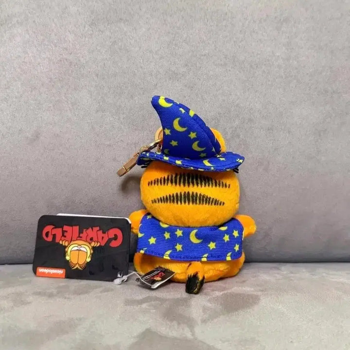 [BUNJANG] Official Garfield Wizard Sitting 9cm Keychain Plush / 정품 가필드 마법사 시팅 9cm 키링 인형