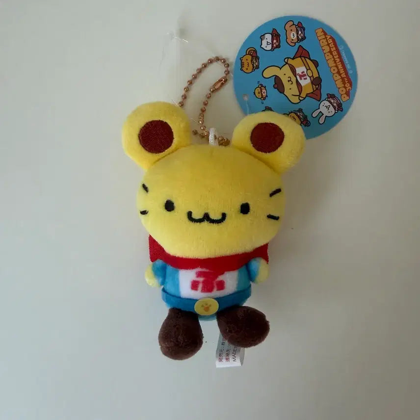 [BUNJANG] Sanrio Pompompurin 30th Anniversary Hero Mascot Plush Doll / 에눌가능) 폼폼푸린 스콘 30주년 히어로 마스코트 인형