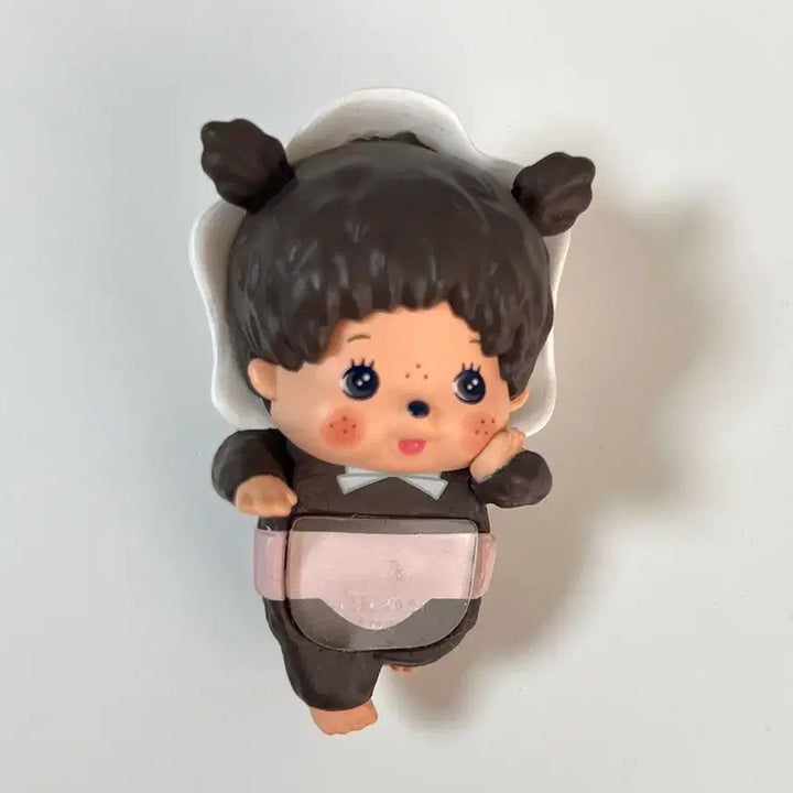 [BUNJANG] Monchhichi Bebe Chhichi Hyper Girl Figure / 몬치치 베베치치 히퍼 여아 미사용