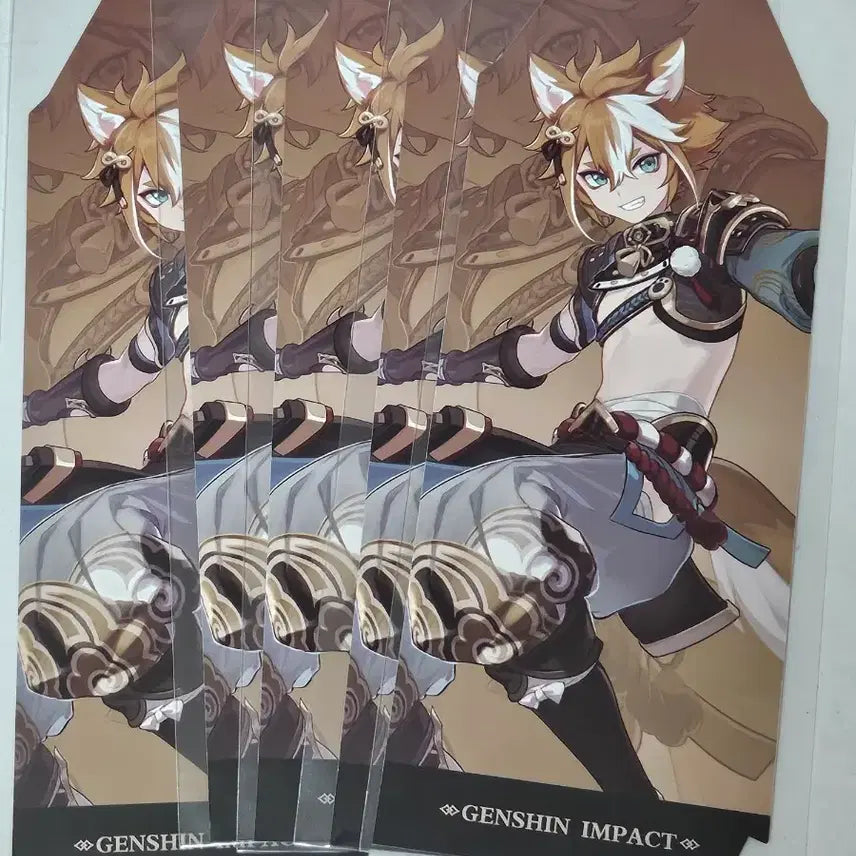 [BUNJANG] Genshin Impact PC Lounge Gorou Tear-off / 원신 pc라운지 티어오프 고로