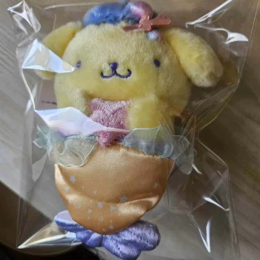 [BUNJANG] Sanrio Pompompurin Mermaid Plush Doll / 산리오 폼폼푸린 인어 누이인형