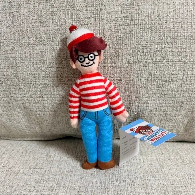 [BUNJANG] Authentic Wally Plush Keyring Doll / 정품 월리 플러시 키링인형