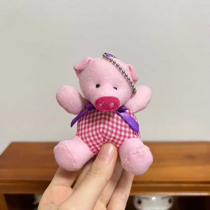 [BUNJANG] Vintage Animal Charm Set - Cat, Pig, Dog / [세트]빈티지 동물 인형 키링 고양이 돼지 강아지