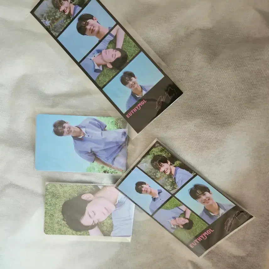 [BUNJANG] Byeon Woo Seok Physiogel 4-Cut Photo Bundle Set Photocard / 변우석 유시몰 피지오겔 포카 포토카드 4컷사진 일괄