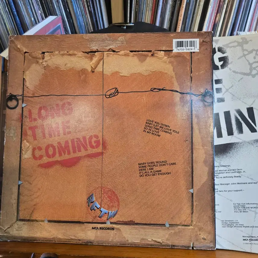 [BUNJANG] Ready For The World LP (1986 US First Press) / Ready For The World.long time coming.86.US.초반.EX+/NM.LP