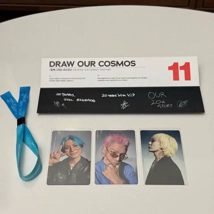 [BUNJANG] BIGBANG 20th Anniversary Cosmos Media Exhibition Photocard Set / 입장키트세트 코스모스 빅뱅 20주년 기념 미디어 전시회 포토카드