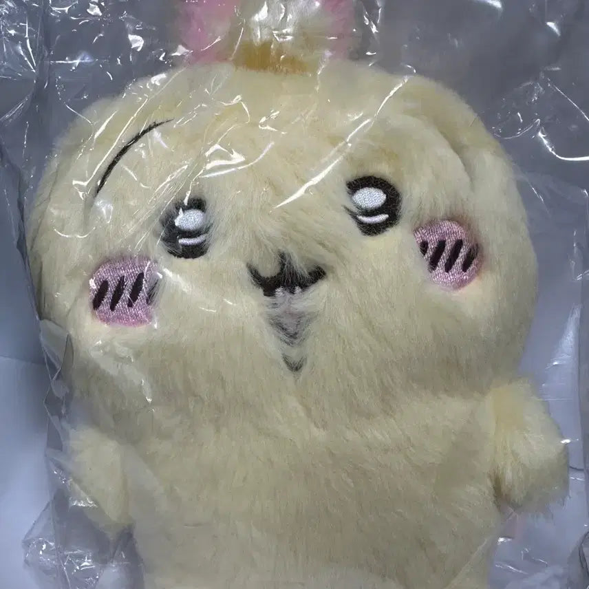 [BUNJANG] Chiikawa Apple Hairstyle Fluffy Plush (Usagi) / 치이카와 사과머리 털복숭이 인형 (우사기)