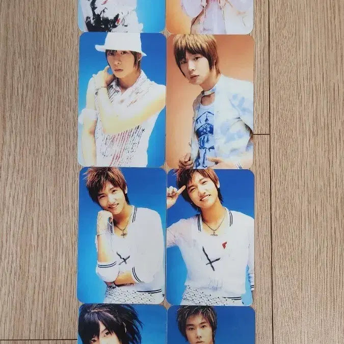 [BUNJANG] TVXQ! Early Debut High-Quality Photocard Set (Signed Back) - 8 Pieces / [팬메이드] 동방신기 데뷔초 고화질 포토카드 8장 세트 (사인 뒷면)
