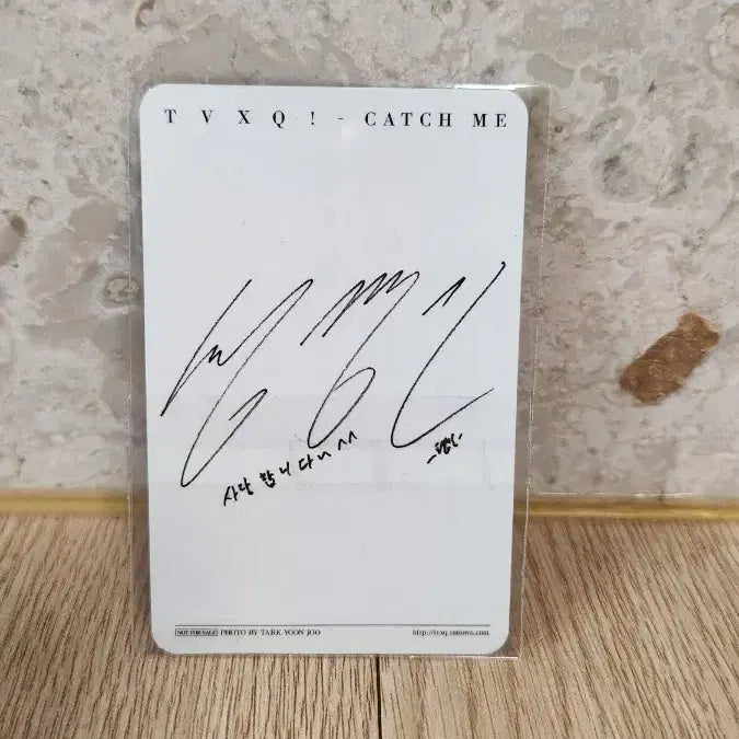 [BUNJANG] TVXQ! Catch Me Album Changmin Photocard (Minor Defect) / [공식/미세하자] 동방신기 Catch Me 앨범 최강창민 포토카드