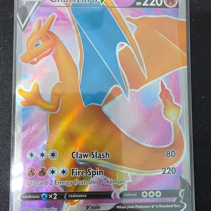 [BUNJANG] Rare North American Promo Charizard V (Grading Quality) / [희귀][등급용] 북미 프로모 리자몽v