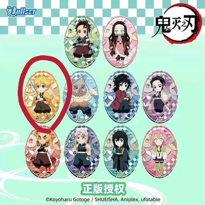 [BUNJANG] Demon Slayer Kimetsu no Yaiba China Exclusive NULLSET SD Can Badge Agatsuma Zenitsu / 귀멸의 칼날 중국 한정 NULLSET SD 캔뱃지 젠이츠