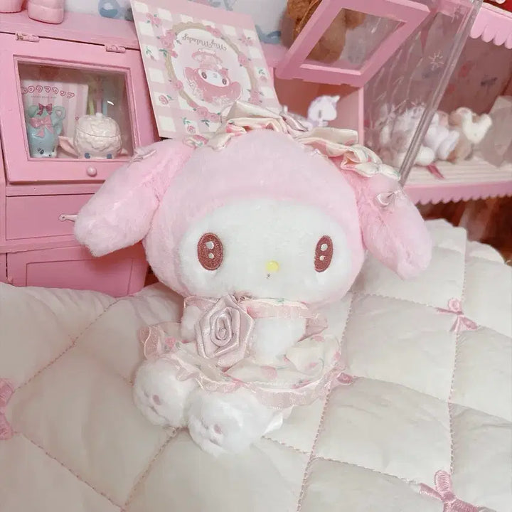 [BUNJANG] Sanrio My Melody Dolly Rose Mascot / 마이멜로디 돌리로즈 마스코트