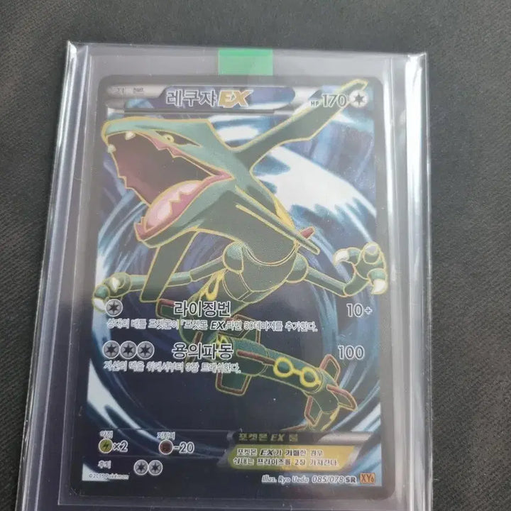 [BUNJANG] Rayquaza ex SR Card (2015 Ancient Collection) / 포켓몬카드 레쿠쟈 ex sr