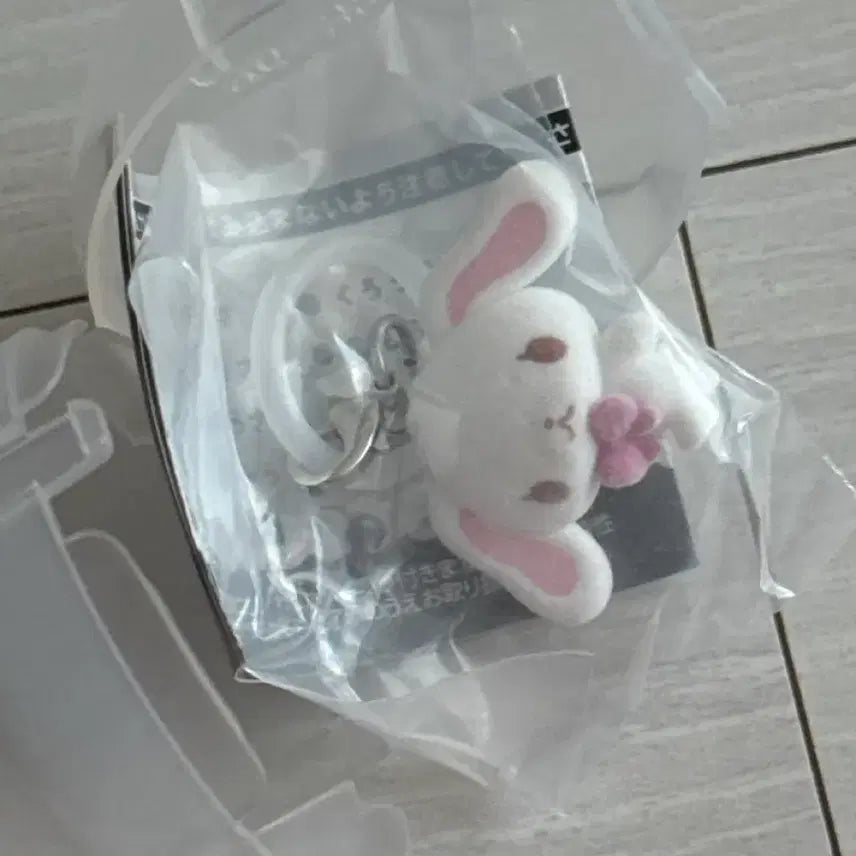 [BUNJANG] Sanrio Sugarbunnies Fuwa Fuwa Clear Charm / [새상품] 산리오 슈가바니즈 후와후와 메지루시 가챠 시로우사