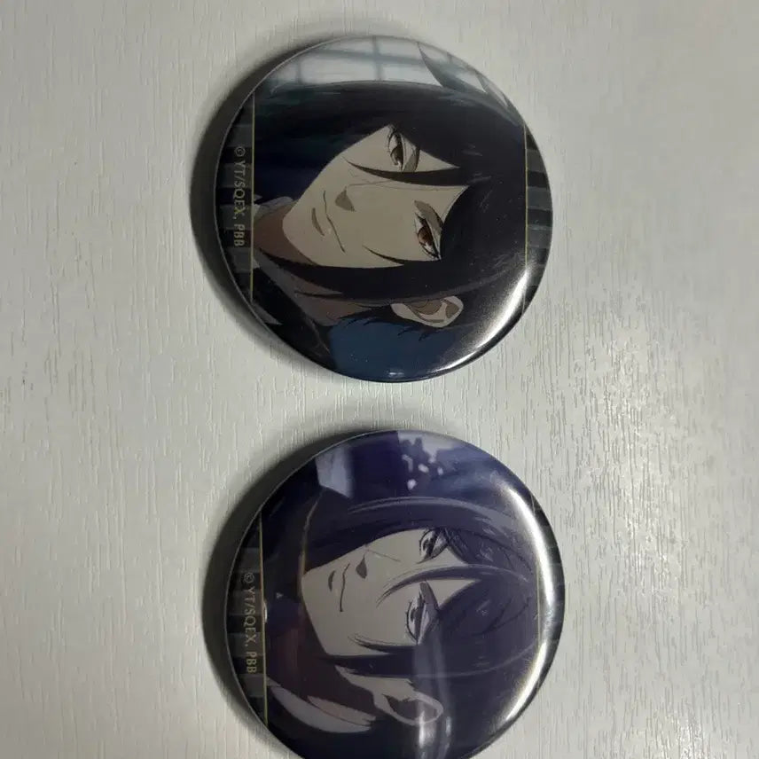 [BUNJANG] Black Butler Sebastian "Fan Badge" Bundle Set / 흑집사 세바스찬 팬뱃지 2개 일괄