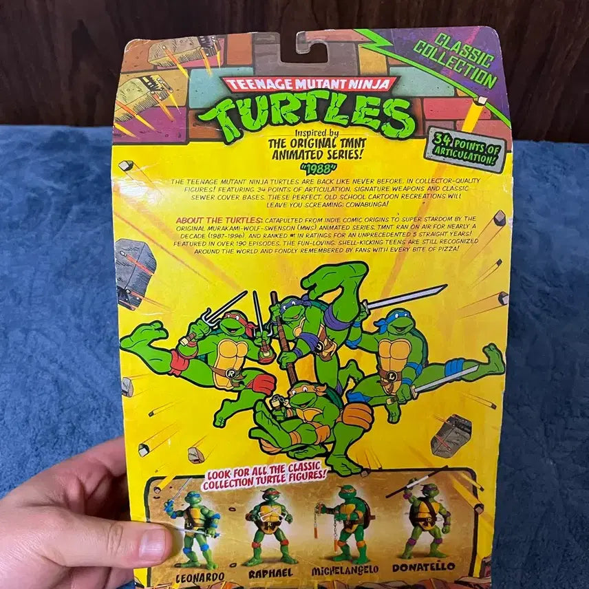 [BUNJANG] Teenage Mutant Ninja Turtles Donatello Figure (Classic Collection, Sealed) / 닌자거북이 피규어