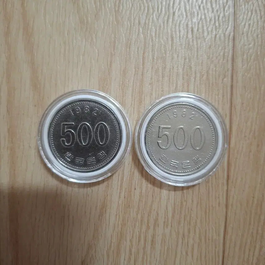 [BUNJANG] 1982 500 Won Coin Bundle Set (15 Million Mintage Each) / 첫발행년도(1500만개발행).1982년500주.일괄판매