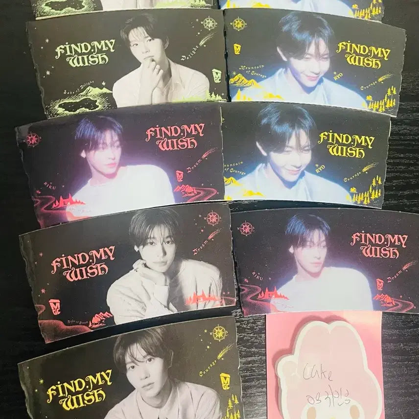 [BUNJANG] NCT WISH Megacoffee Cup Holder Bundle Set / 미사용) 앤시티 위시 메가커피 컵홀더 일괄 양도