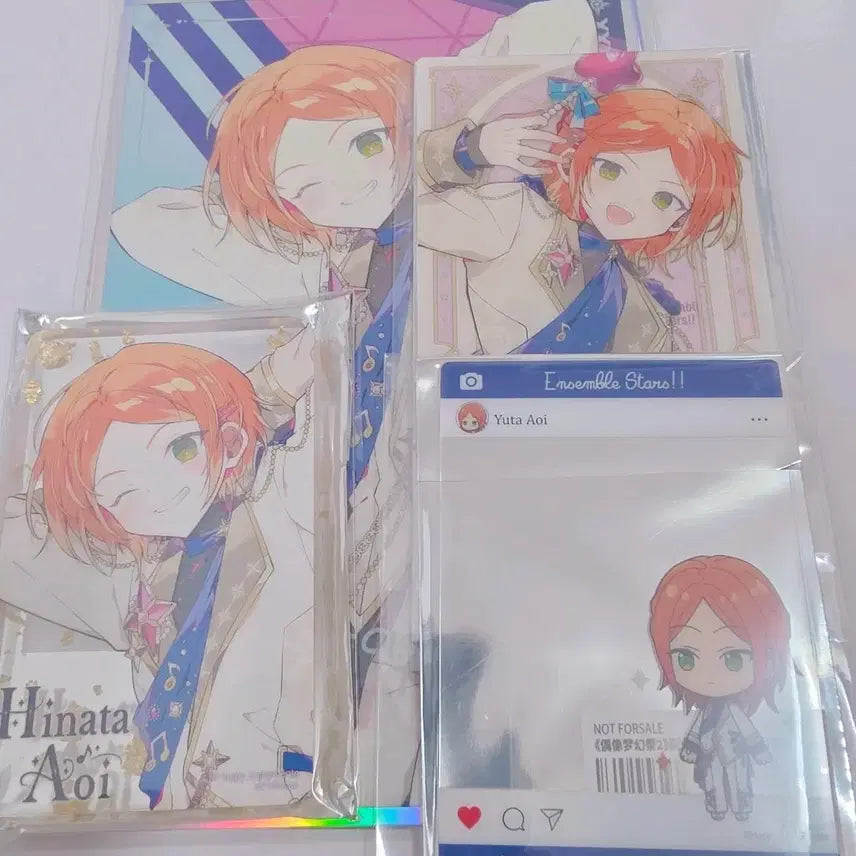[BUNJANG] Ensemble Stars! MoFun Pop-up Bundle Set Hinata Yuuta Acrylic Card Shikishi / (일괄) 앙스타 앙상블스타즈 모펀 팝업 16만원 특전 아크릴 히나타 유우타 카드 색지