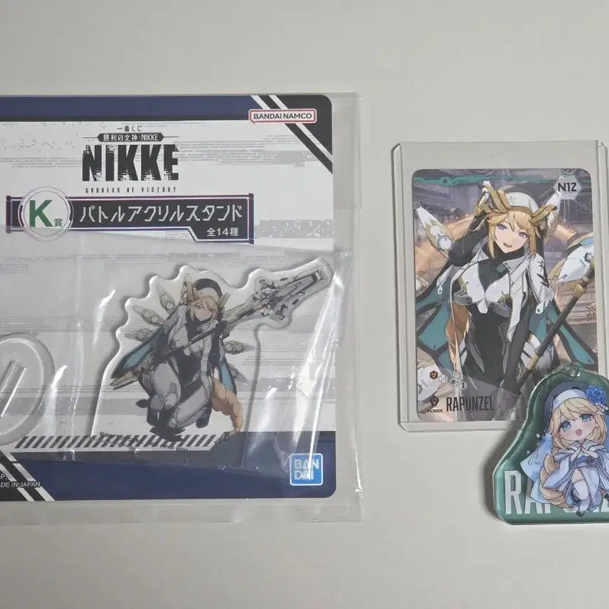 [BUNJANG] Nikke Rapunzel Acrylic Stand + AR Card + Korotto Set / 니케 라푼젤 아크릴+AR카드+코롯토 세트