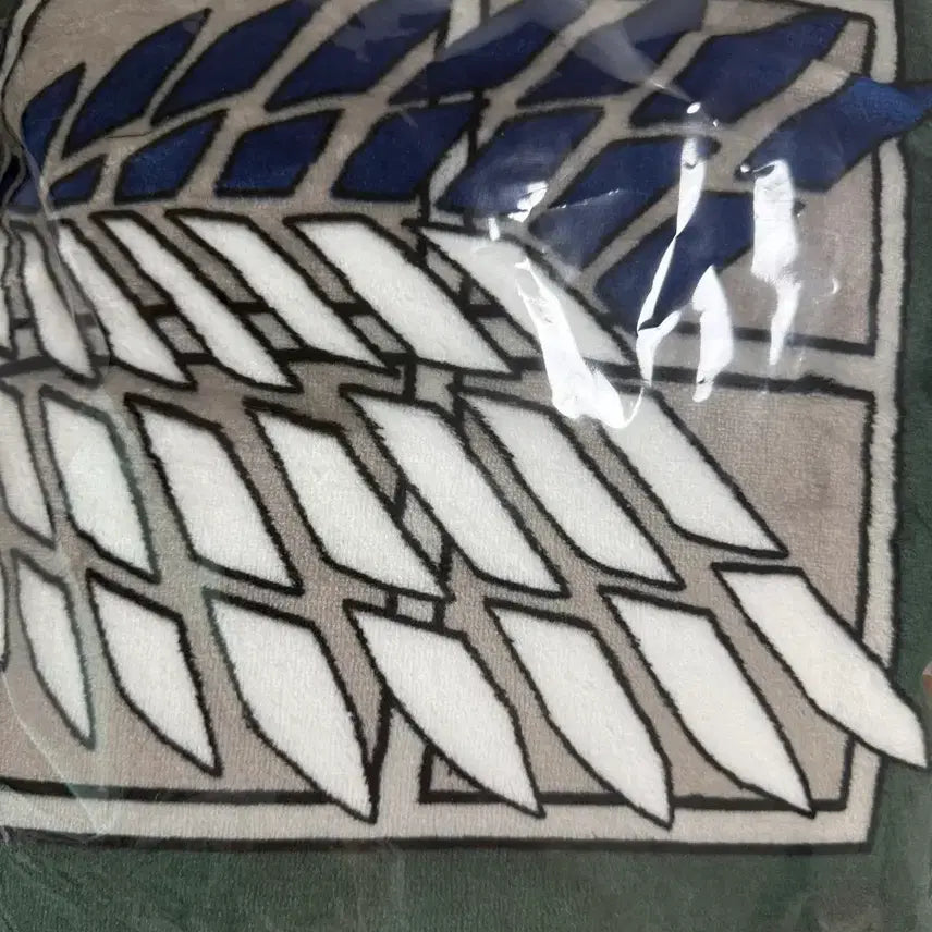 [BUNJANG] Attack on Titan Survey Corps Blanket/Cape (Frank Burger Exclusive) / 미개봉 진격의거인 프랭크버거 조사병단 담요 진격거 망토