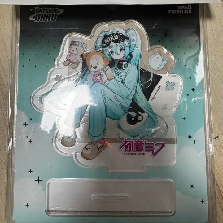 [BUNJANG] Hatsune Miku SPAO Collaboration Acrylic Stand / 하츠네 미쿠 스파오 콜라보 아크릴 스탠드