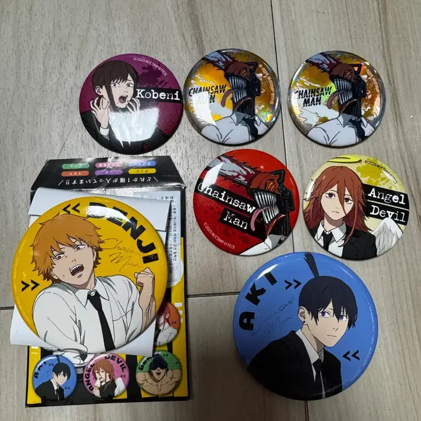[BUNJANG] Chainsaw Man Badge Set / 체인소맨 뱃지 세트