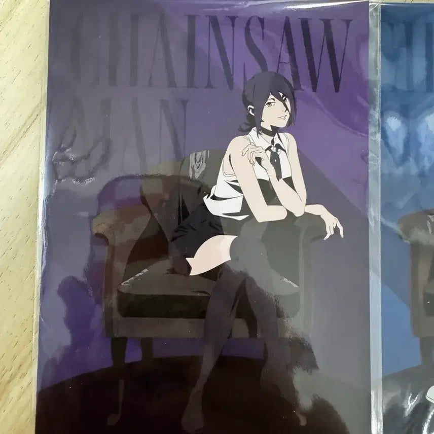 [BUNJANG] Chainsaw Man Illustration Postcard Set (3 Types) / 체인소맨 일러스트 엽서 3종 세트