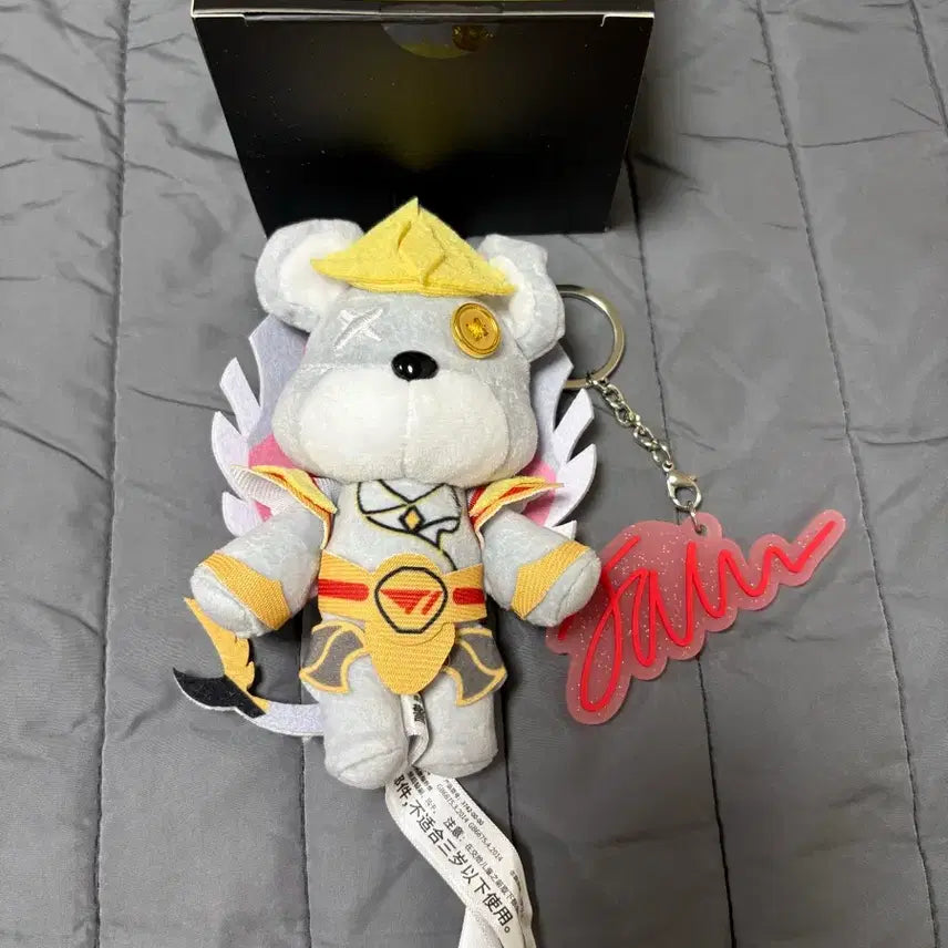 [BUNJANG] T1 Faker 2025 Worlds Tibbers Keychain Doll / 티원 페이커 2025 월즈 챔피언 티버 열쇠고리 인형 T1