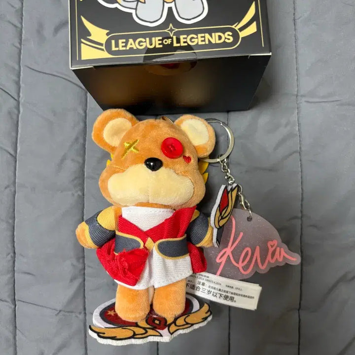 [BUNJANG] T1 Keria 2025 Worlds Champion Tibbers Keychain Plush / 티원 케리아 2025 월즈 챔피언 티버 열쇠고리 인형 T1