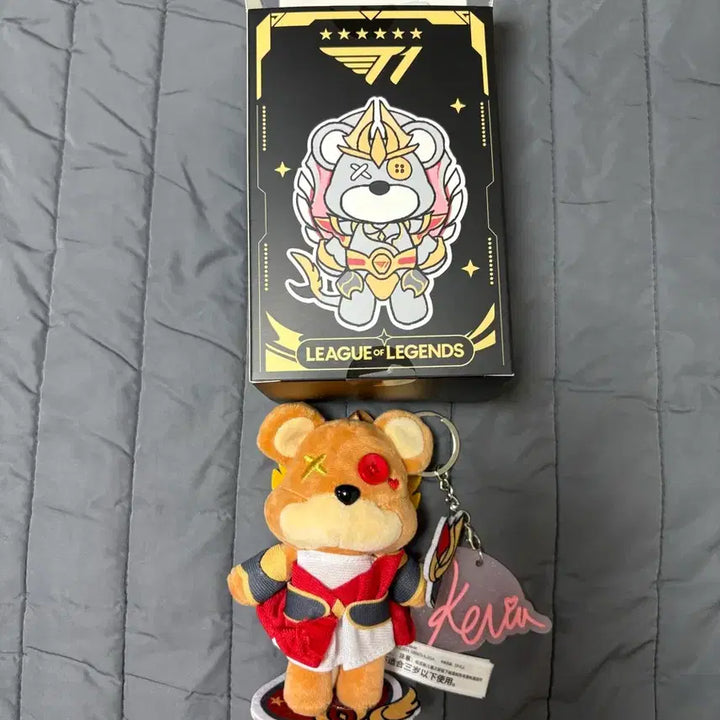 [BUNJANG] T1 Keria 2025 Worlds Champion Tibbers Keychain Plush / 티원 케리아 2025 월즈 챔피언 티버 열쇠고리 인형 T1