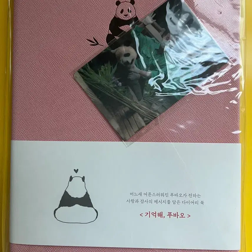[BUNJANG] Fu Bao Diary Bundle Set with Photocard / 푸바오 다이어리