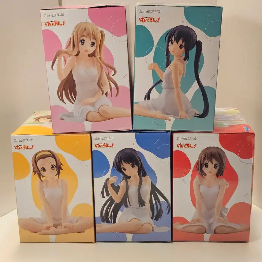 [BUNJANG] SEGA K-ON! Yumemirize 5-Piece Full Set Figures / [미개봉] 케이온 유메미라이즈 피규어 5종 풀세트 유이 미오 리츠 무기 아즈사