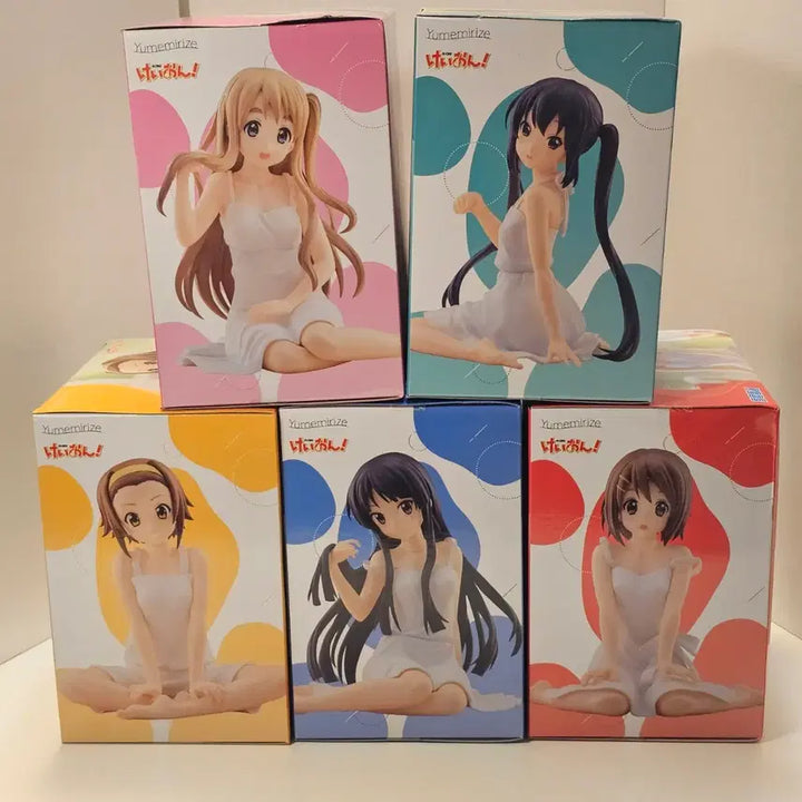 [BUNJANG] SEGA K-ON! Yumemirize 5-Piece Full Set Figures / [미개봉] 케이온 유메미라이즈 피규어 5종 풀세트 유이 미오 리츠 무기 아즈사