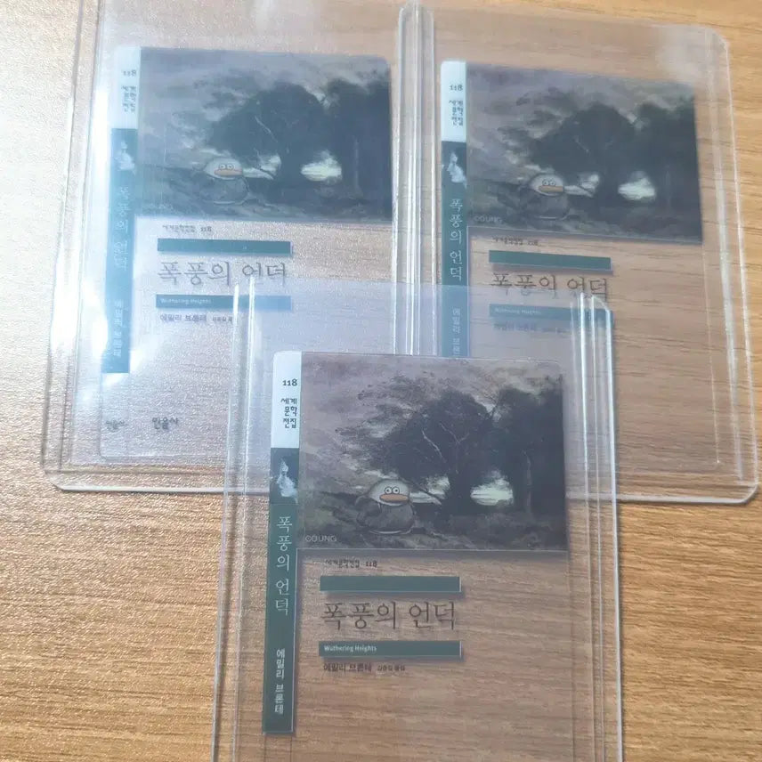[BUNJANG] GS25 x Minumsa Collaboration Transparent Bookmark - Wuthering Heights / [GS25] 민음사 콜라보 투명 책갈피 <폭풍의 언덕>