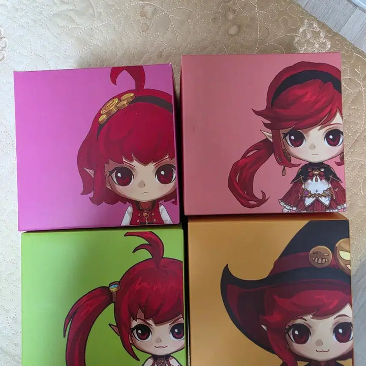 [BUNJANG] Dungeon &amp; Fighter Female Mage Figure 4-Set Bundle / 던전앤파이터 여마법사 피규어 4종 일괄 던파