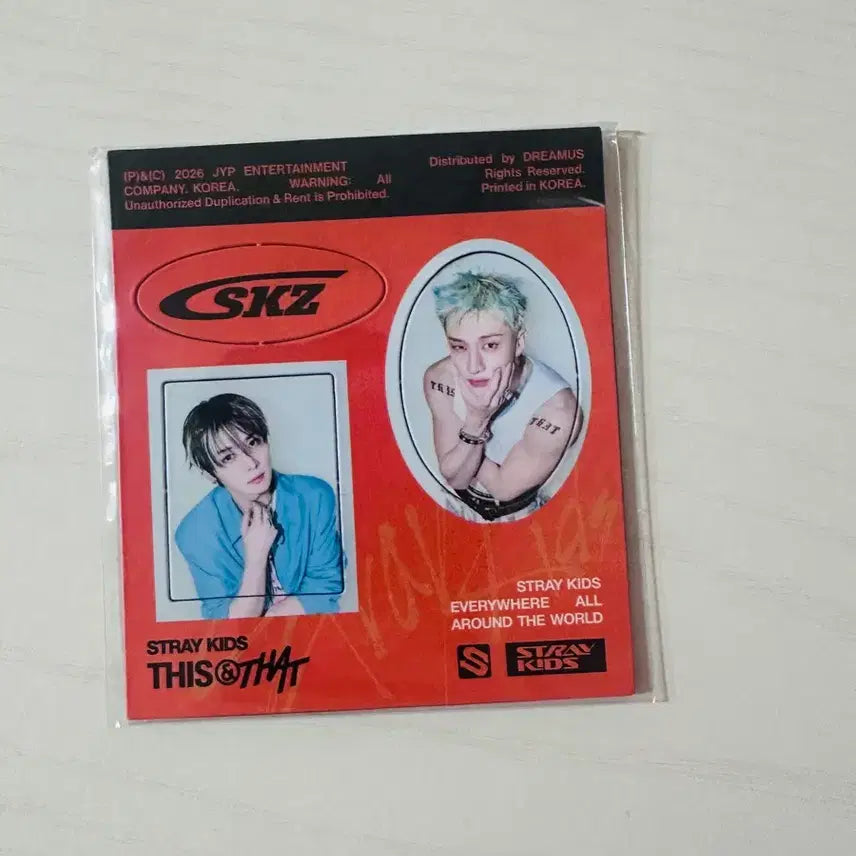 [BUNJANG] Stray Kids DISC&amp;DAT Sealed Magnet / 스트레이키즈 스키즈 디스앤댓 미개봉 마그넷 양도