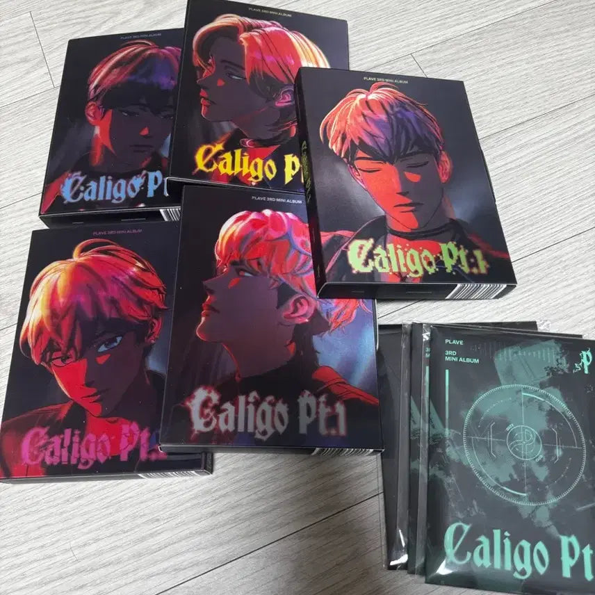 [BUNJANG] PLAVE Caligo Pt.1 Album Bundle Set / 플레이브 Caligo Pt.1 앨범  칼리고 대쉬 포카 앨범 일괄 양도