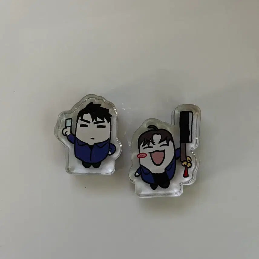 [BUNJANG] Koedam Goeul Ryu Jaegwan Choi Yoewon Acrylic Standee Bundle Set / 괴담출근 류재관 최요원 아크릴 코롯토