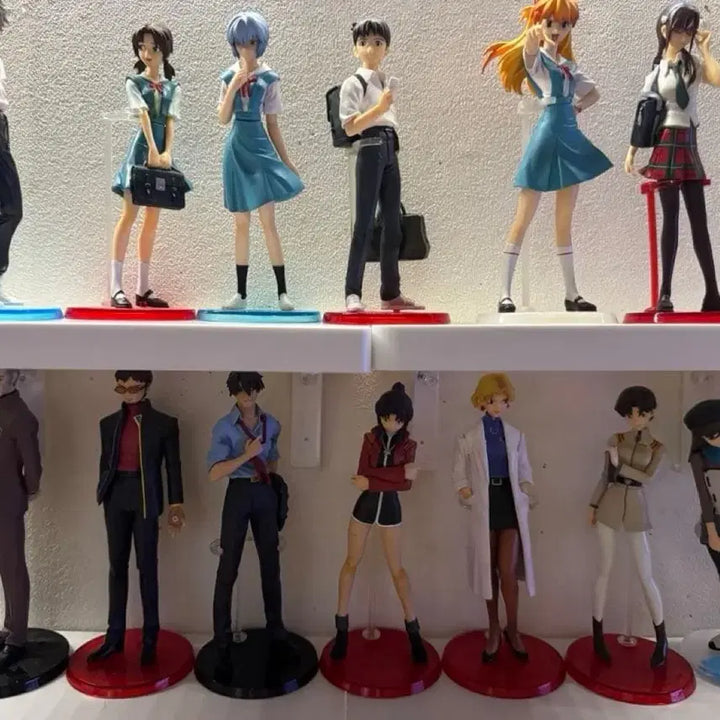 [BUNJANG] Neon Genesis Evangelion Character Figure Set (13 Figures) / 신세기 에반게리온 피규어 세트