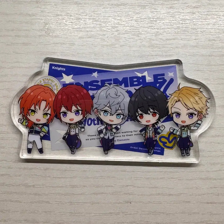 [BUNJANG] Ensemble Stars 10th Anniversary Group SD Unit Acrylic Figure / 앙스타 앙상블스타즈 10주년 패키지 단체 sd 유닛 아크릴 피규어