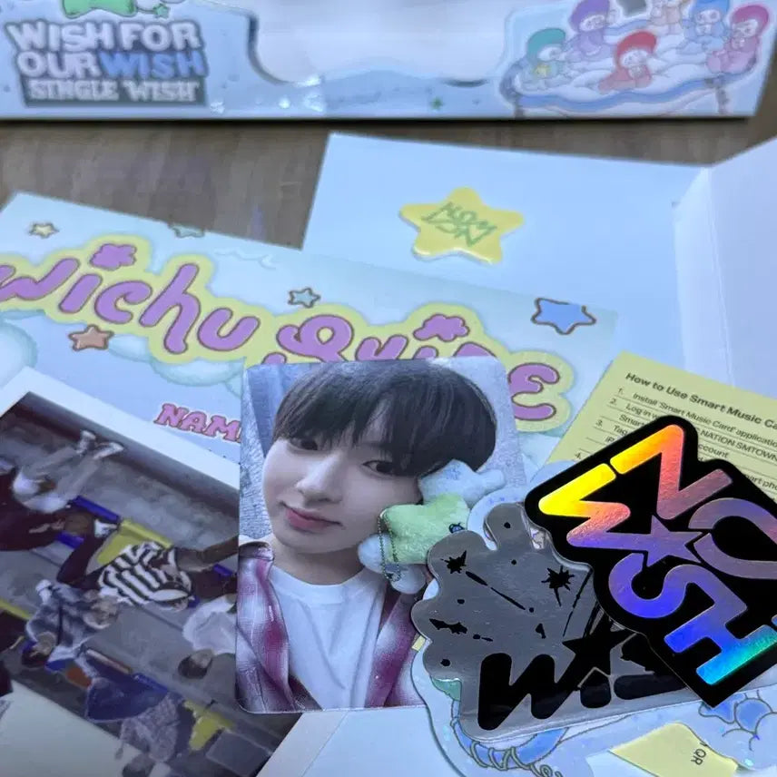 [BUNJANG] NCT WISH Wichu Box Sticker NFC Chip Components Sakuya / 엔시티위시 위츄 상자 스티커 nfc칩 구성품 사쿠야