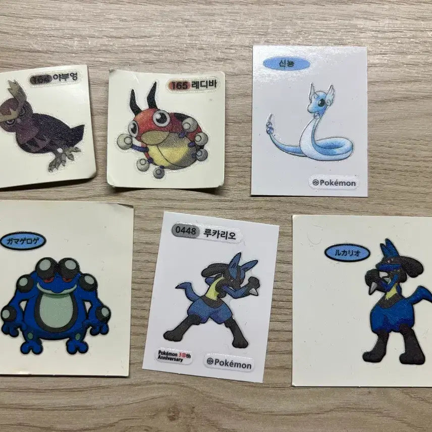 [BUNJANG] Pokemon Bread Stickers Bundle Set / 포켓몬스터 띠부실 일괄 판매
