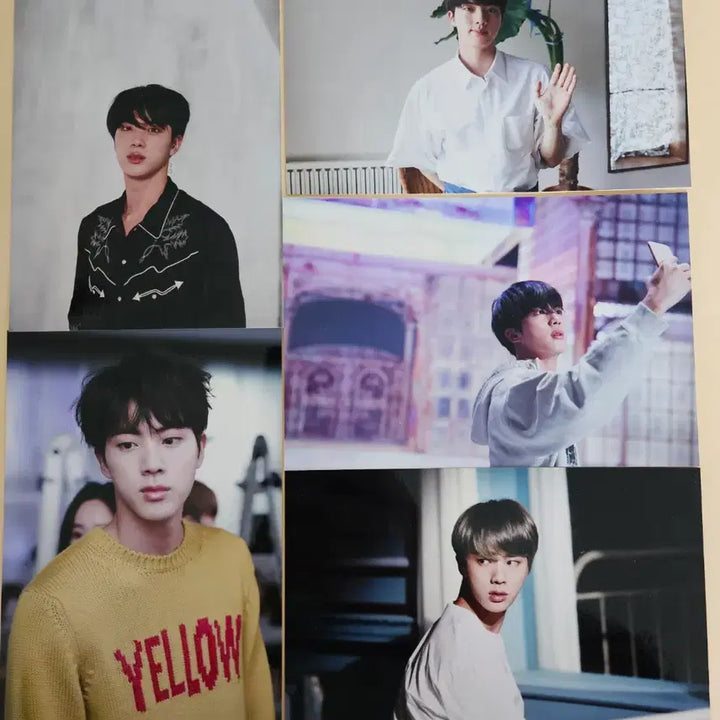 [BUNJANG] BTS 2018 Exhibition Photo Print Jin Bundle Set / (일괄)방탄소년단 BTS 2018 오늘 전시회 인화사진 진