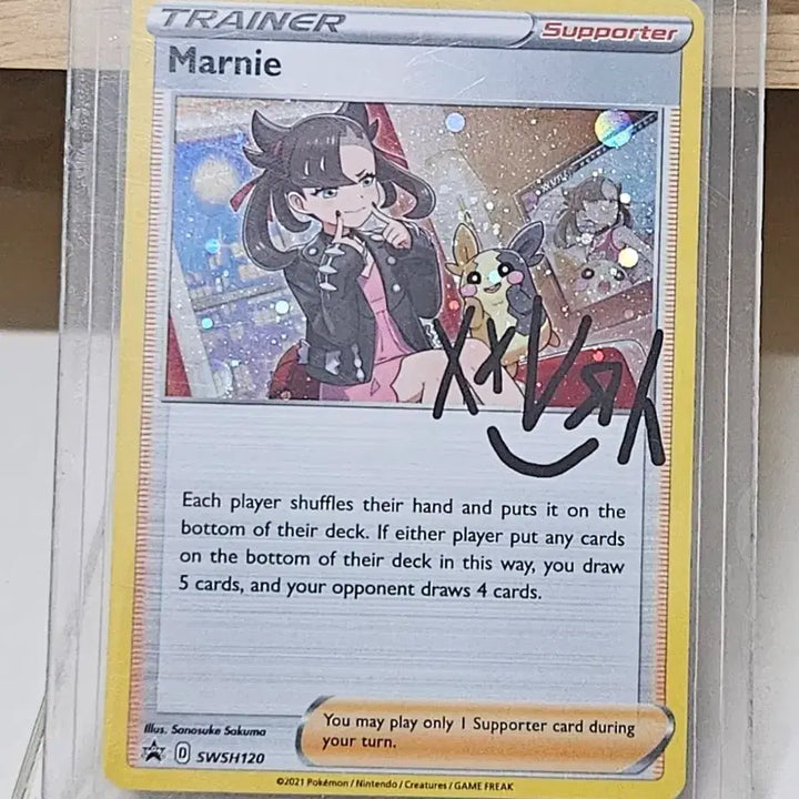 [BUNJANG] Pokemon Card Mari Autographed Card / 포켓몬카드 마리 싸인 카드